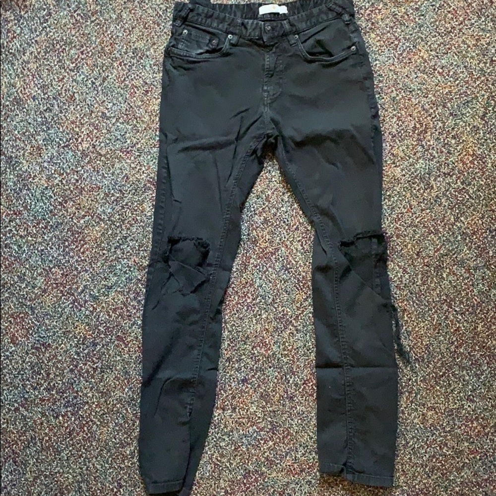 Zara ripped jeans